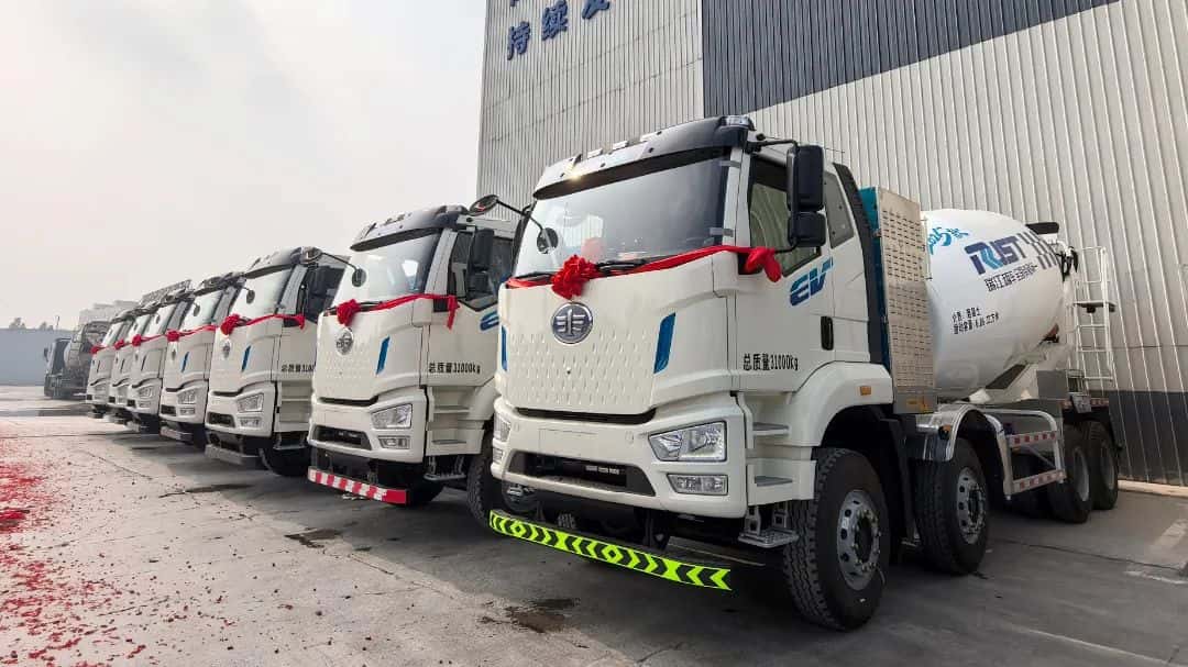復(fù)購(gòu)見證實(shí)力！中集車輛新能源攪拌車再赴中原熱土